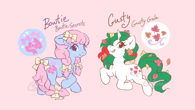 G1 pudgy pony redesigns   