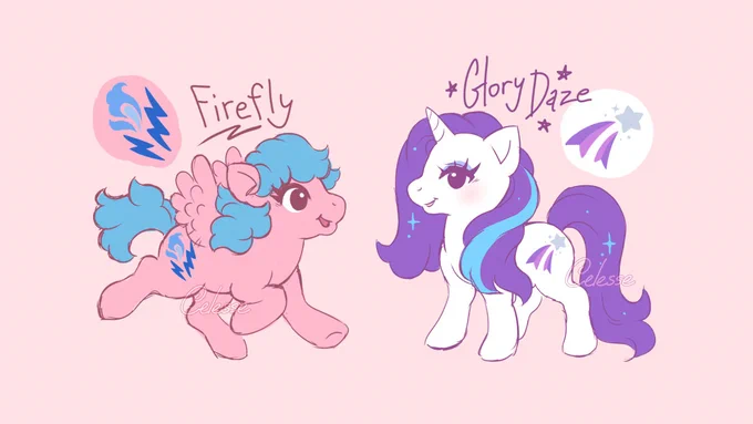 G1 pudgy pony redesigns   