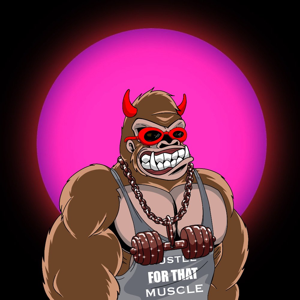 crypt0jt's tweet photo. @NftHathor Let's go, #HustleForThatMuscle! https://t.co/wGdf4vY8aC