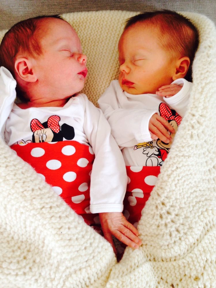 These two little girls completely sleep better than both of their moms.