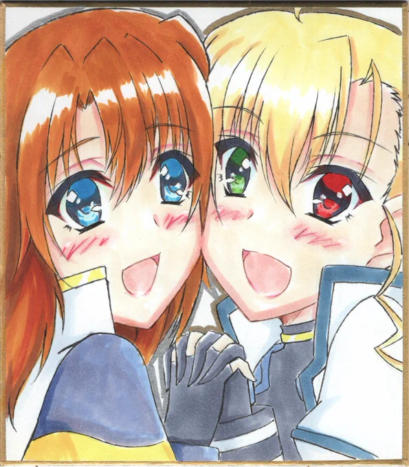 はやてさん&ヴィヴィオちゃん(*'▽`*)ツイッター初めてなかったら多分知る事の無かったカップリング。このカップリングと出会えただけでもツイッター始めた甲斐があったと思います(`・ω・') 