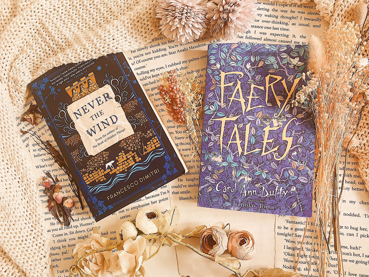 the_book_girl85's tweet photo. My latest book purchases from #DauntBooks yesterday, both too good to pass up! Couldn’t resist #NevertheWind which has a depiction of real-life blindness and was a ghost/love story and I couldn’t resist the #FaeryTales either! 👻 🧚♂️
Have you read these? 📚 https://t.co/X1daXR2Ms7