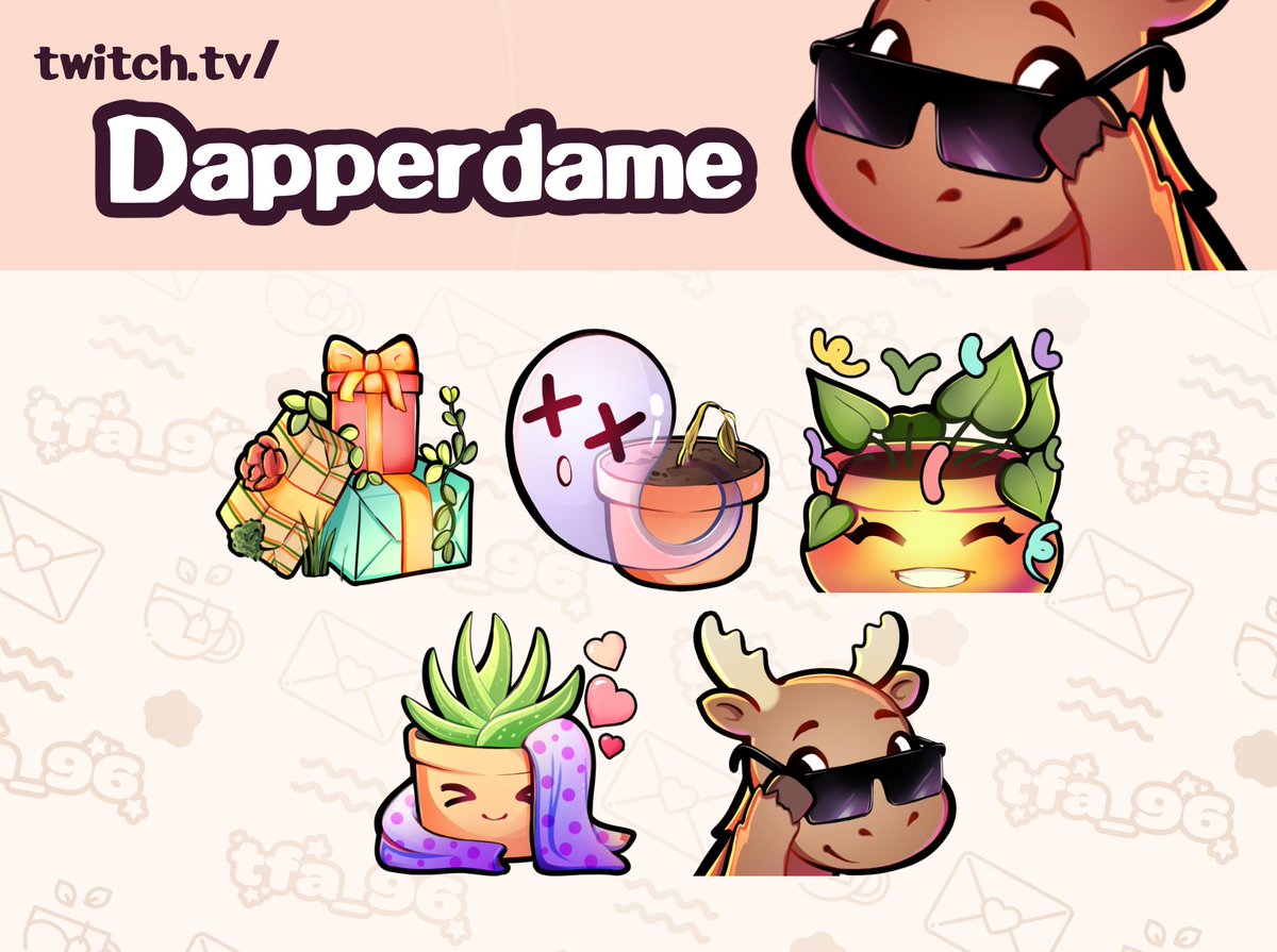 Tfa_96's tweet image. New twitch emotes!!

Thank you so much for supporting me~💖

#twitchemotes #twitchemoteartist