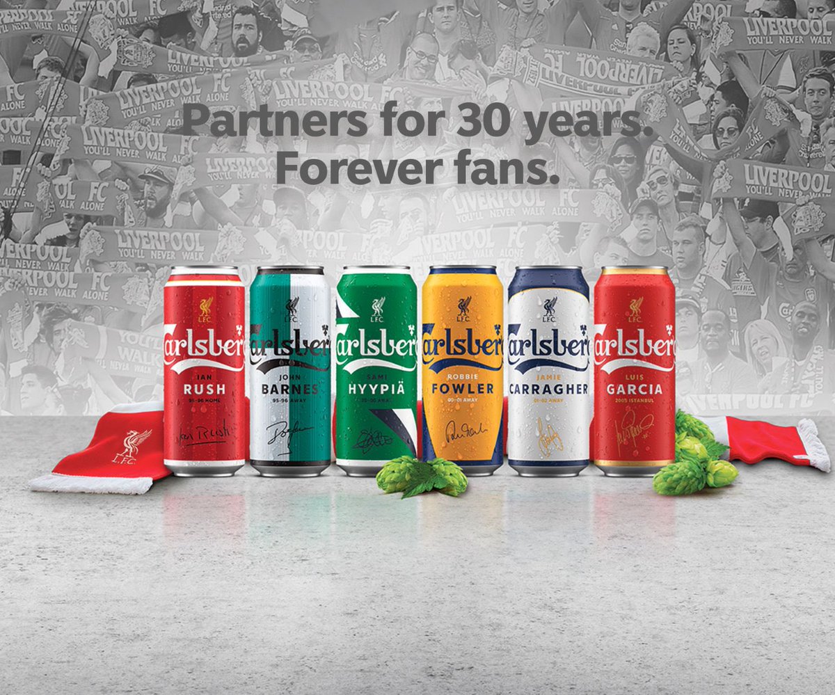 Carlsberg ป๋องลิมิเตด 30ปีที่สปอนสโมสรมา โคตรน่าเก็บมากๆ #ลิเวอร์พูล
