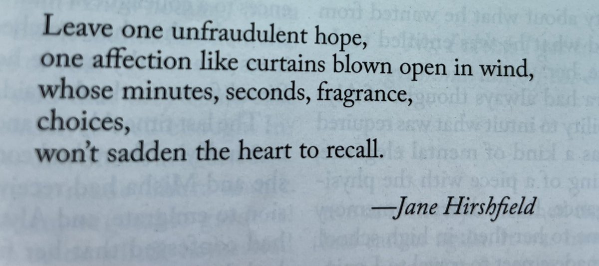 MLPomerantz's tweet photo. From “Manifest” by Jane Hirshfield @NewYorker Aug 8, 2022 https://t.co/AAC7OT4utg