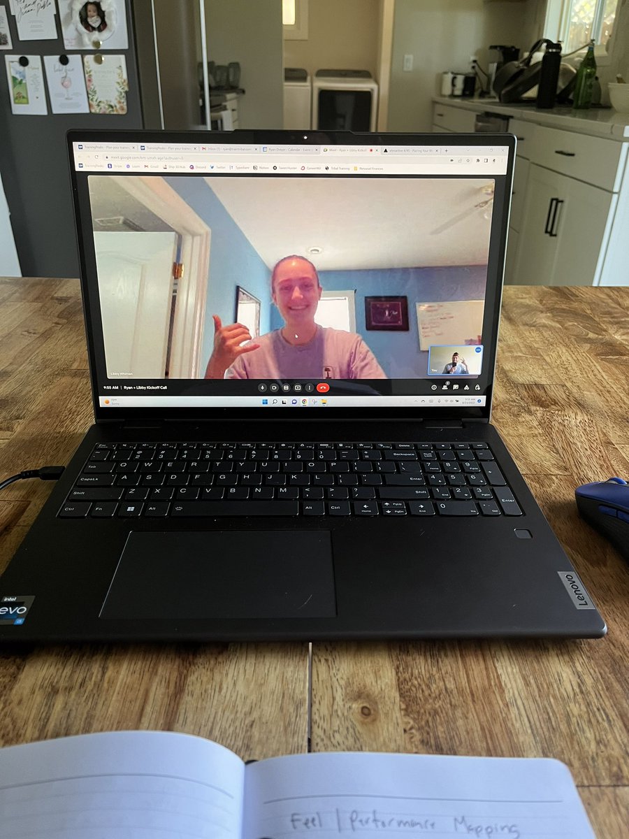 theryandreyer's tweet photo. Awesome kickoff call with @LibbyWhitten !! 🏊🏻‍♀️🚴🏻‍♀️🏃🏻‍♀️💨

So fun to coach other coaches and go deeper on everything!!

We got another Ironman in the making!! 🚀 https://t.co/y3DaadO5Ti