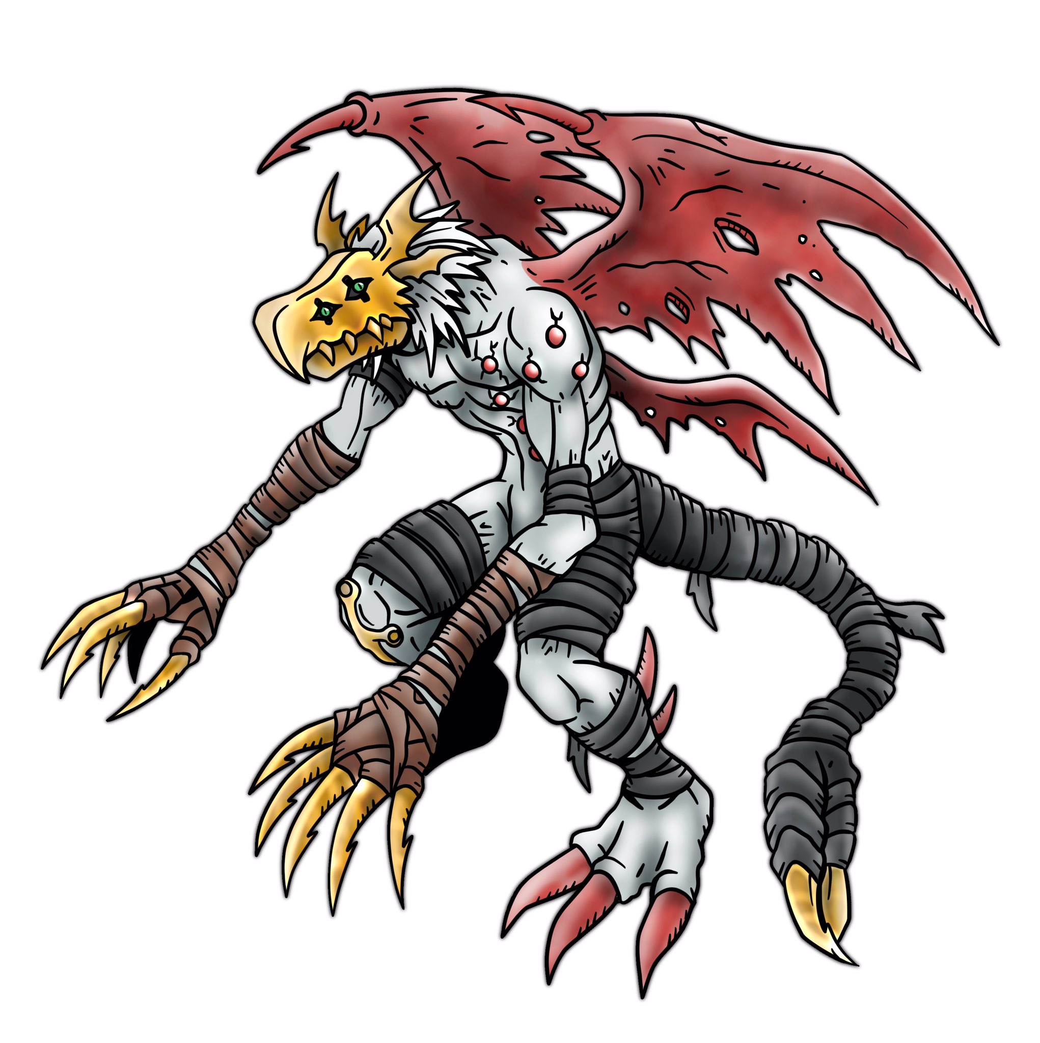 Arrancarfighter on X: "Idea I had for a Metal Skullgreymon  (Adamantium/Digizoid coated bones) and my old NeoDevidramon design. I plan  to redo both of these soon :) Thanks for lookin! #Digimon #Digimonadventure  #