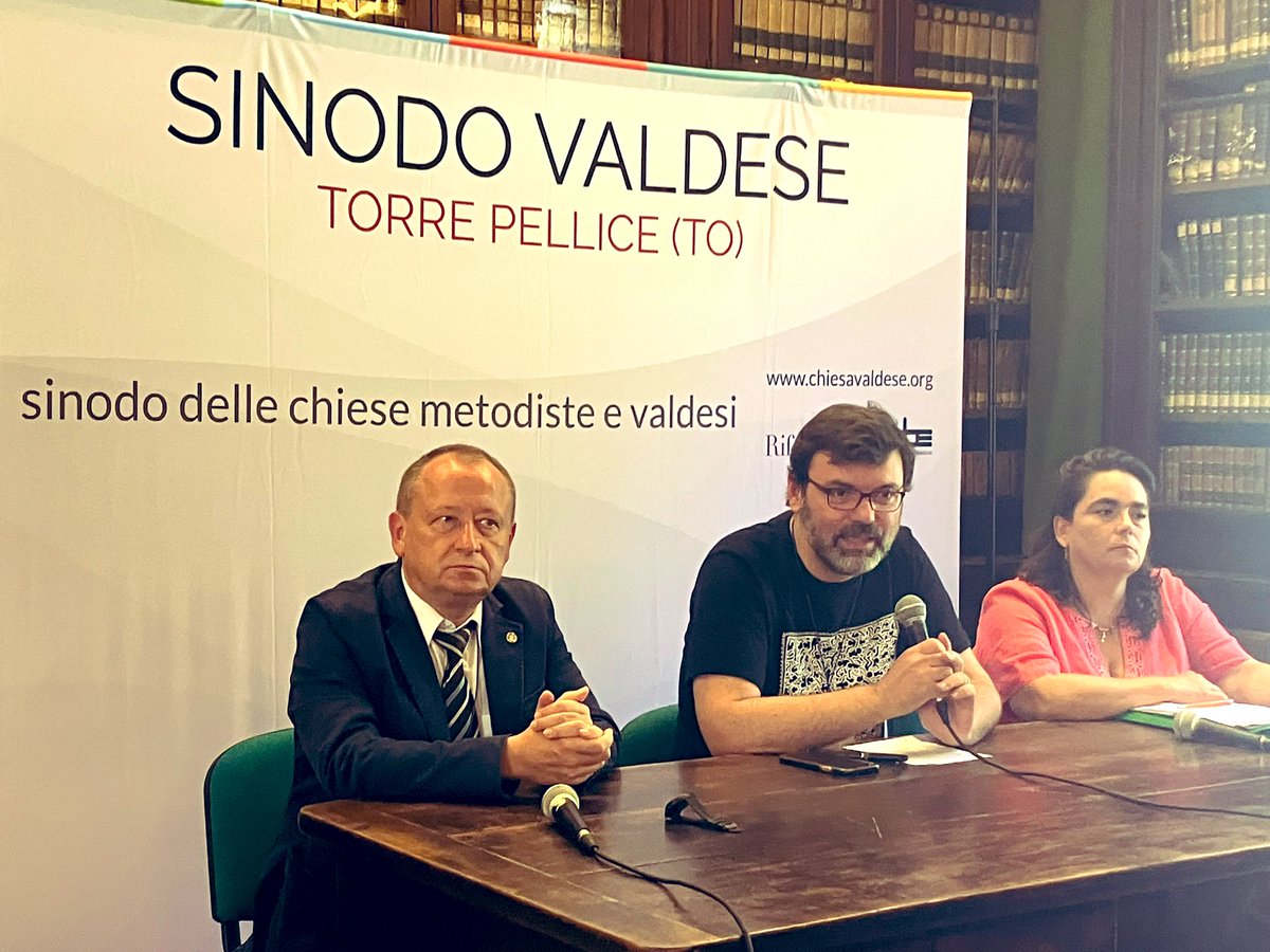 nev_it's tweet photo. Ora a #TorrePellice la conferenza stampa dell’#AssembleaSinodo #BMV #battisti #metodisti #valdesi seguite la diretta su https://t.co/dM9ng62XJ4 o sulla nostra pagina fb #pace #sinodo2022 #diritti con Peter Ciaccio @PeterCiaccio1, @pawelgajewski65 Pawel Gajewski e Sara Comparetti https://t.co/eVJSZu3w7I