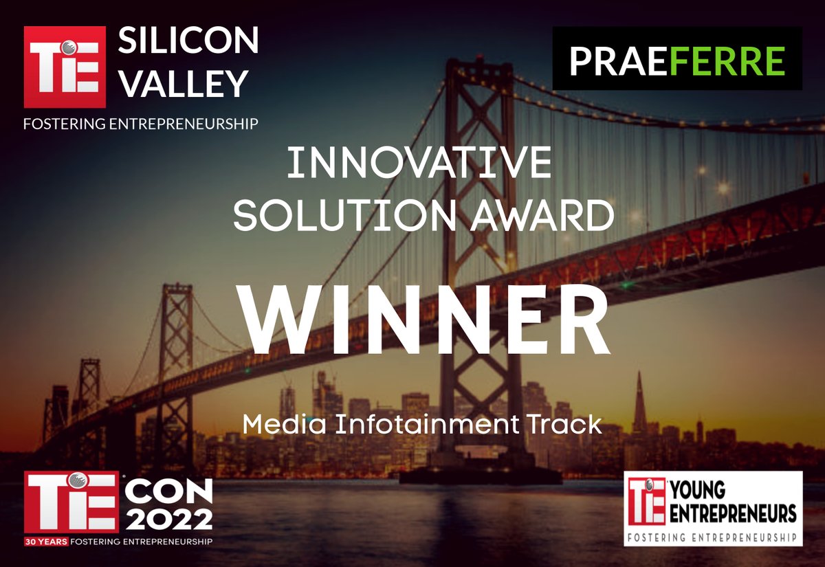 tieuknorth's tweet image. Congratulations Abhishek and the team @praeferre!
A well deserved award! #tieuknorth