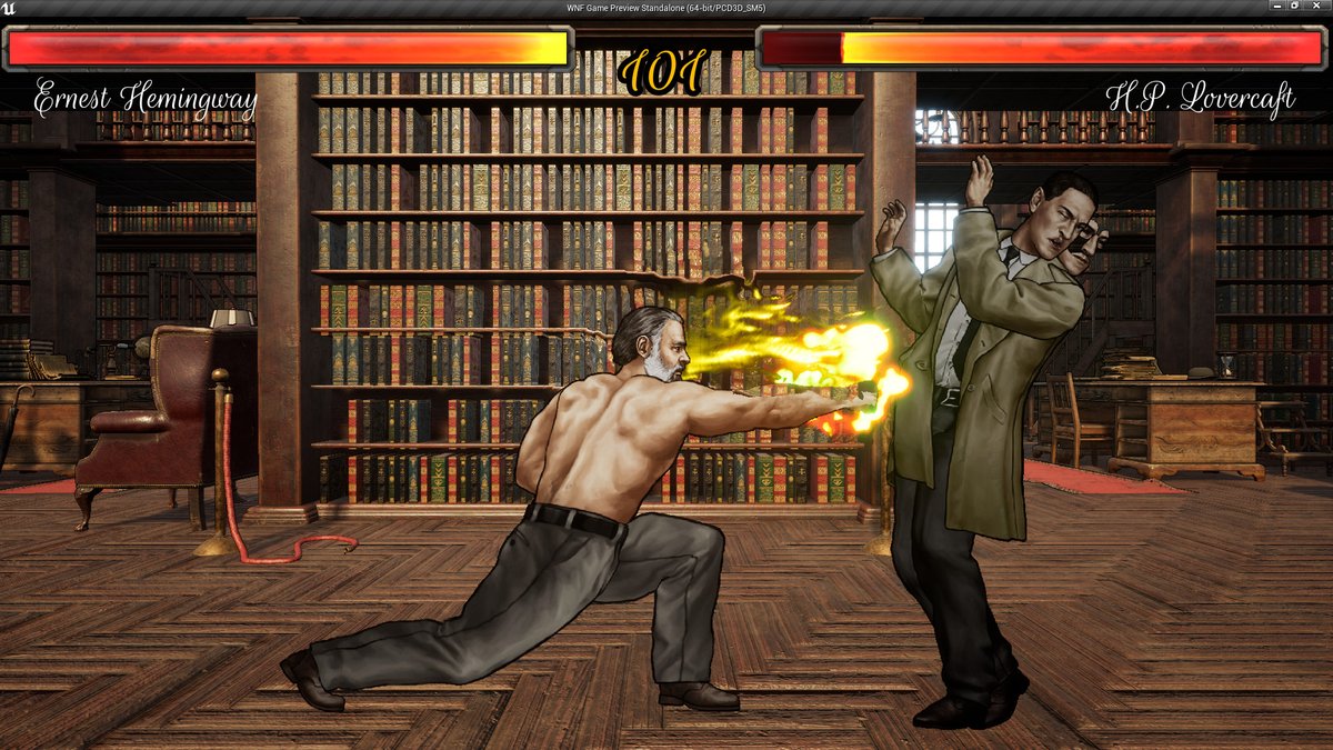 Superpixel111's tweet photo. Indie action game Write 'n' Fight is now available on Steam! Play as the greatest writers of all time, and fight each other!
#WriteandFight #IndieGames #Hemingway #Lovecraft
Is Ernest Hemingway more powerful? Or H.P.Lovecraft will win?😆😆😆
https://t.co/ujtbB7ENxD https://t.co/saea1skOSl