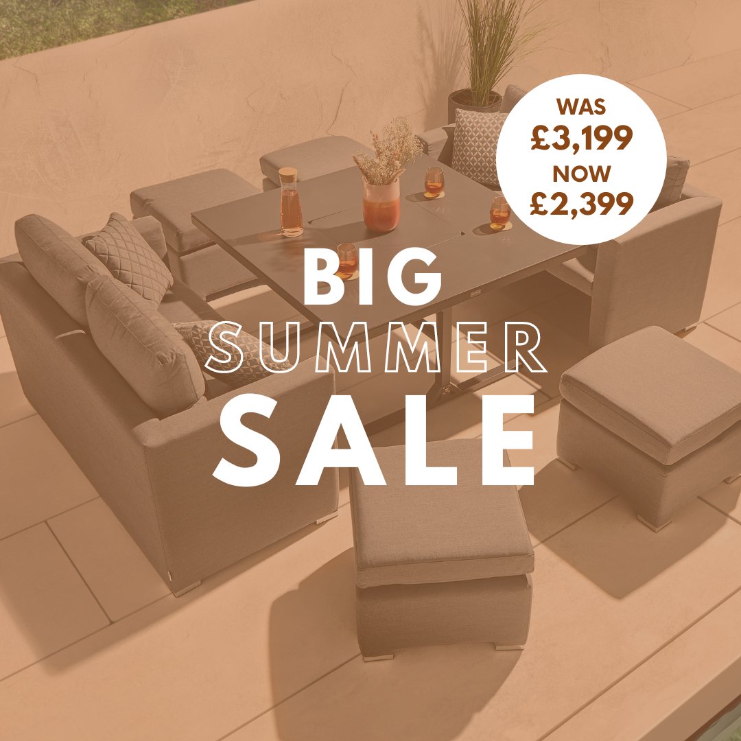 Big savings on weather-resistant garden furniture all made using water, UV, stain and mould-resistant material. bit.ly/3fm6Pts

#GardenFurniture #GardenDesign #FirePit