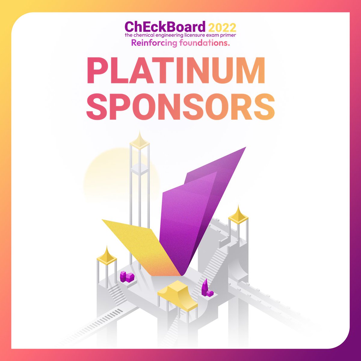 ChEckBoard2024's tweet photo. Before we reinforce our foundations with ChEckBoard 2022, let us take some time to acknowledge our official partners. Learn more about them by clicking on each of the pubs below.
#ChEckBoard2022
#ReinforcingFoundations https://t.co/3ShD63bqFH