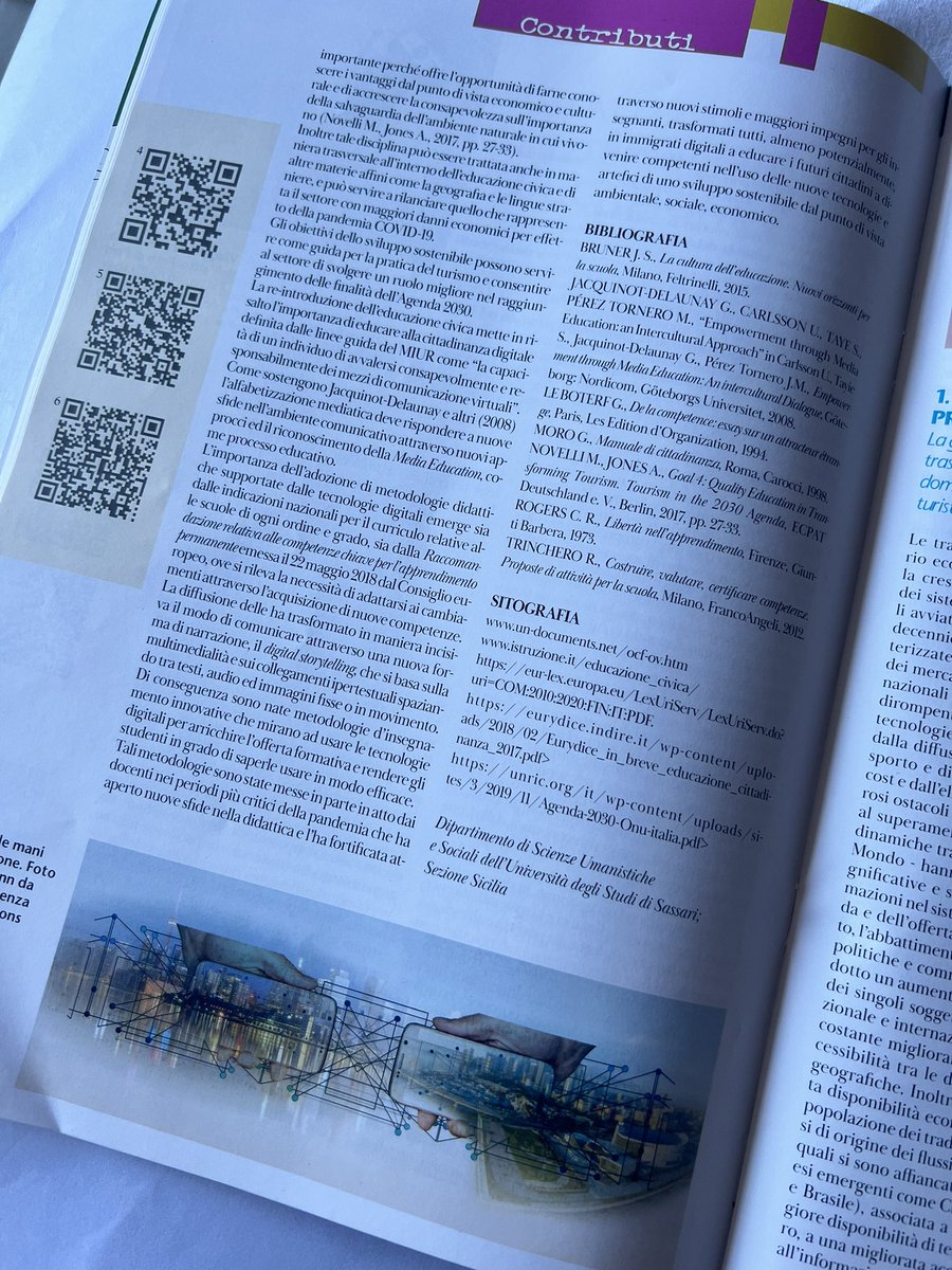 Sul fascicolo 1/2 -2022 di #AmbienteSocietàTerritorio, codici #QR presenti in alcuni articoli, consentono, una volta inquadrati dalla telecamera di apparati mobile, l’accesso a dati e contenuti aggiuntivi. Una novità per la nostra rivista #ast #rivista #didattica #geografia