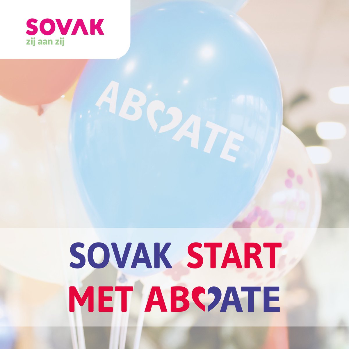 ABCDaten's tweet photo. Fantastisch nieuws! Zorgorganisatie @SOVAKnl uit Noord-Brabant start vanaf 4 oktober met ABCDate! Zo kunnen hun cliënten veilig en eenvoudig contact maken met de duizenden andere deelnemers met een verstandelijke beperking. Van harte welkom Sovak! #abcdate #sovak #welkom https://t.co/2CBkmWOcW9