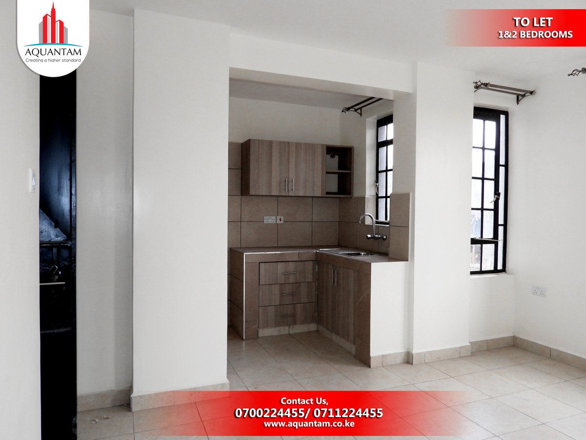 AquantamGroup's tweet photo. Newly Built 1&2 Bedroom Master Ensuite Apartments with Lift Access Available For Rent along Ruiru Kamiti Rd.
1 Bedrooms kes 23k per month
2 Bedrooms Master Ensuite kes 32k per month
โ๏ธ 0700 224455/ 0711224455 (Viewing is FREE)
#Tirries #Makueni #ReturningOfficers #Mr76 #Waiguru https://t.co/MNIXbab22s