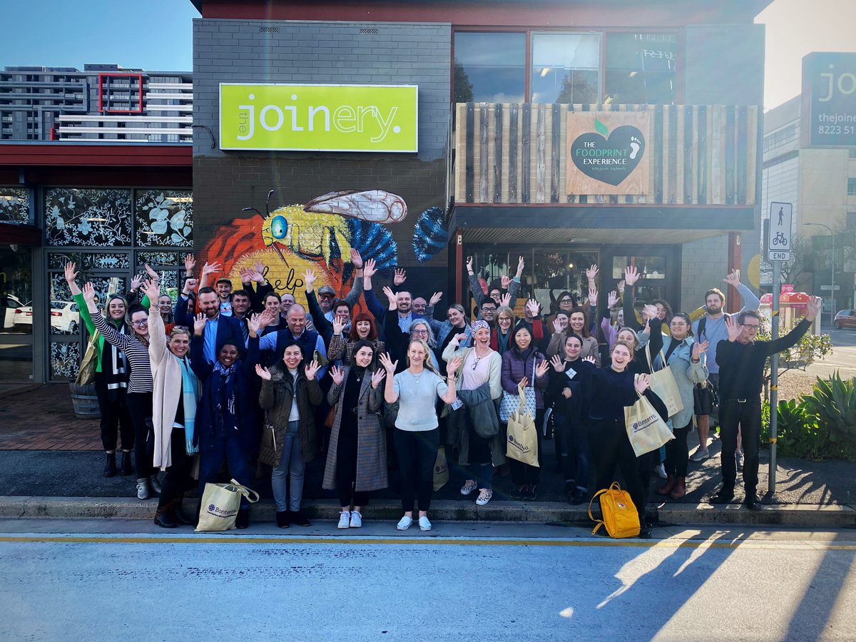 TomAllenDesign's tweet image. Australia, watch the SA social enterprise space. Feeling energised after a great bus tour today in the lead up to @_SEWF seeing impactful work in action, led by strong leaders. Lovely to collab to make this happen w/ @SASocEnt @SocialTradersAU @ImpactBoomOrg #socentau
