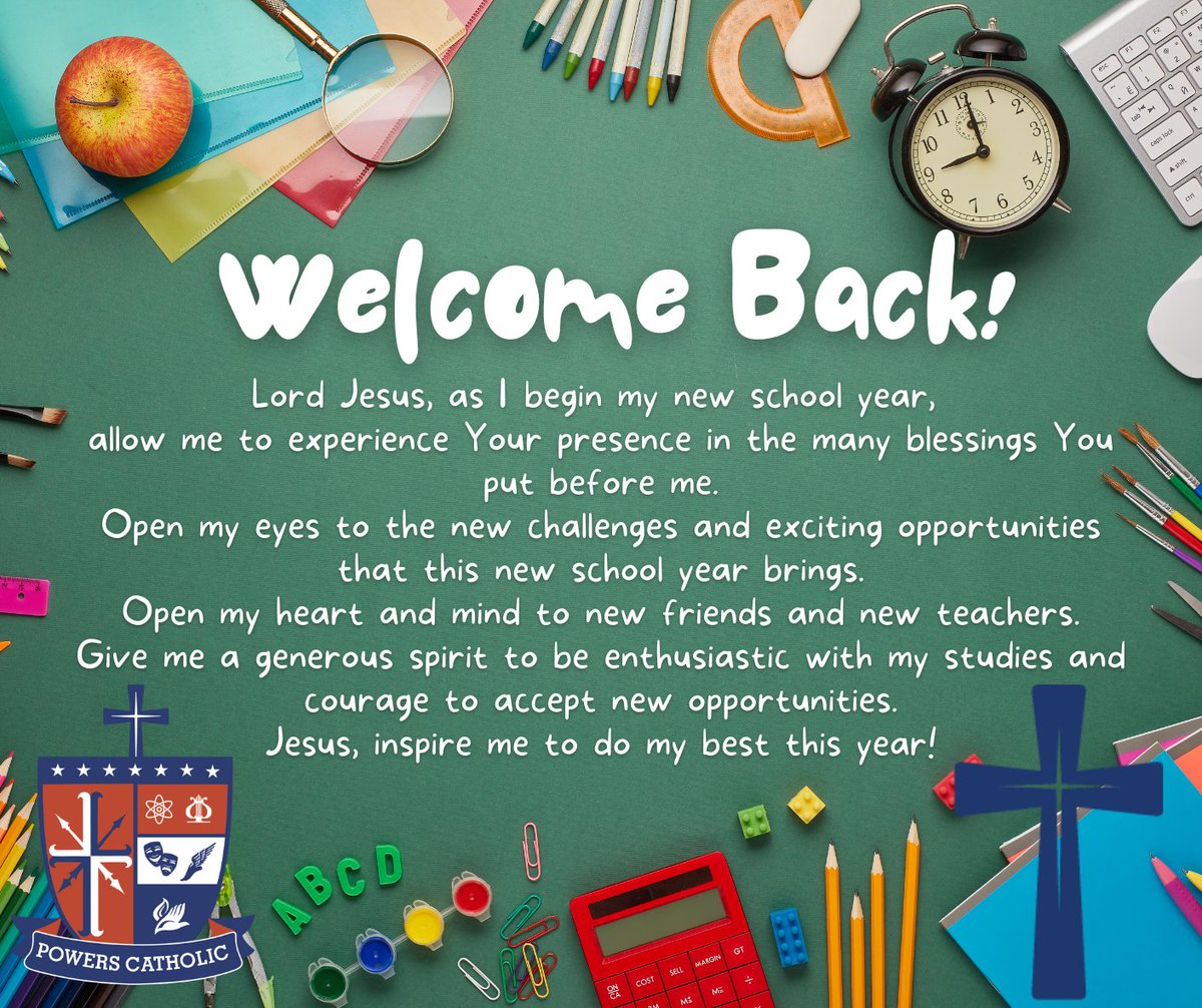 PowersCatholicH's tweet photo. First day, round 2! Gotta get that #firstdayphoto! Happy #FirstDayofSchool to the seniors and the freshmen! https://t.co/XPZb6REmxp