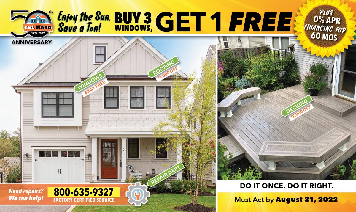 CandLWARD's tweet photo. 🏡 0% APR for 60 Months on Qualifying Home Projects! - https://t.co/5NLCXo5oyJ https://t.co/4n6KhlION7