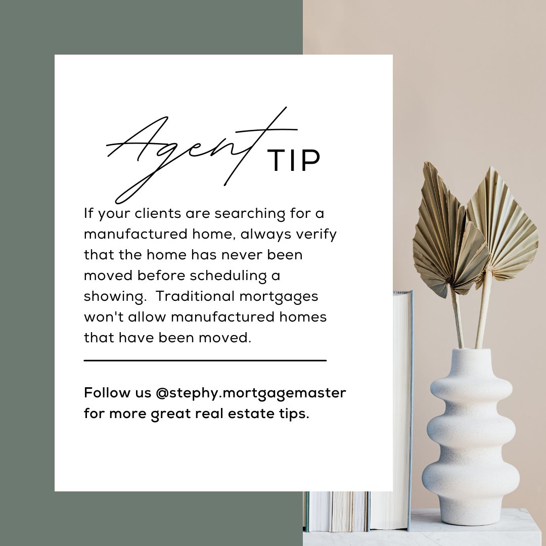 Always check to see if a manufactured home has been moved. Don't know how? Reach out and I can help you! #homeownerhsip #firsttimehomebuyer #gfshomes #gfshomeloans #lender #mortgagemaster #texasrealestate #ruallife #texas #homeeducation #manufacturedhome #manufacturedhomeloan