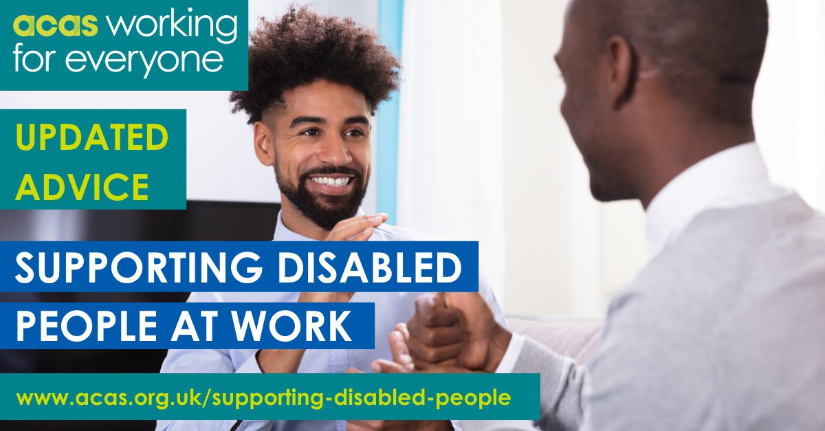 acasorguk's tweet photo. Using appropriate language when discussing an employee’s #disability can help improve inclusivity and respect in the workplace. Read our tips and advice: https://t.co/14rCqz9qBS #DisabilityAtWork https://t.co/2sqdBcWkxS
