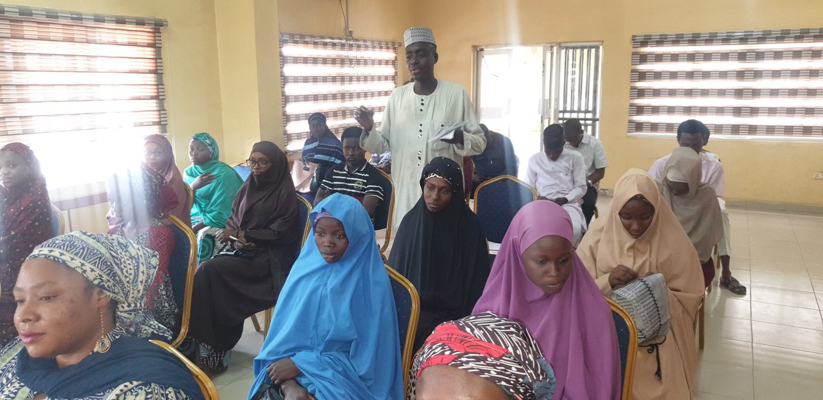 ICTAdvocates's tweet photo. #InspiringSession: participants thow questions to Prof. Aliyu Kamal, our guest speaker at the ongoing second edition of Inspiring Leadership Reflection Interactive Series @YZYau @isahcitad @hamzaish @teemerh_beekay @HausaTranslator @ChiromaHope @SalakoYesmin @MubarakEkute https://t.co/0vNRNT5m5T