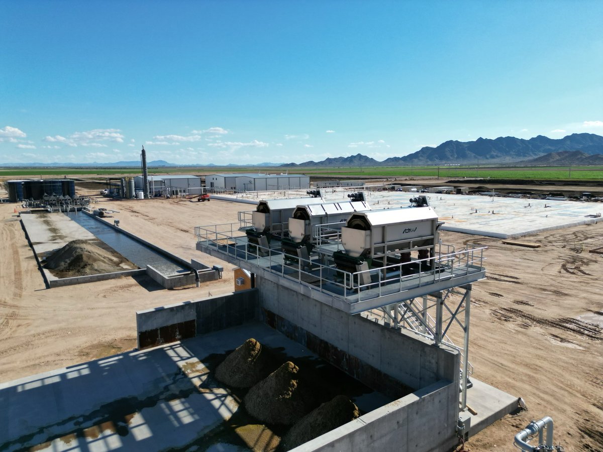 Another gorgeous, but hot day in #Arizona. Check out the latest image from our #RNG project at Butterfield dairy. #sustainableagriculture #dairyindustry #benefitsofbiogas #energytransition