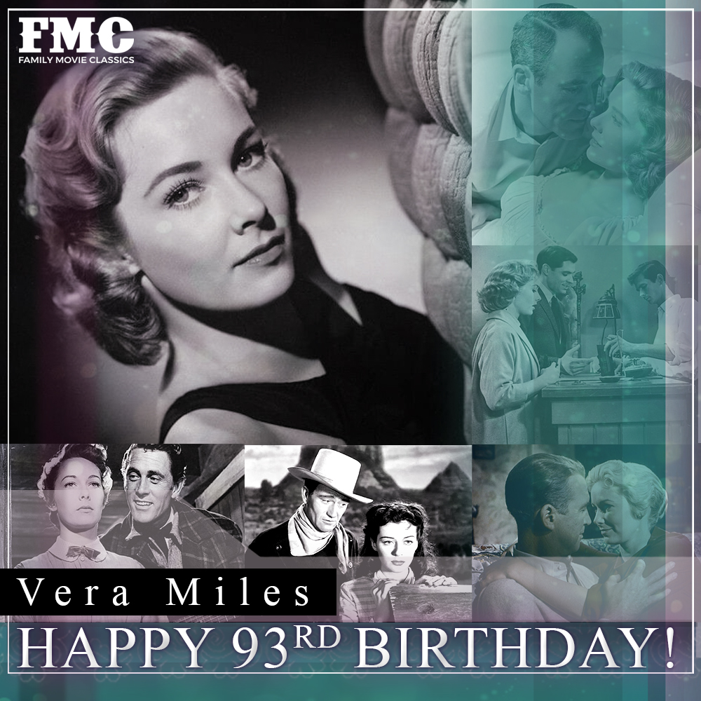  Happy 93rd Birthday to Vera Miles! See her in AUTUMN LEAVES (\56) tonight at 8p ET on FMC. 