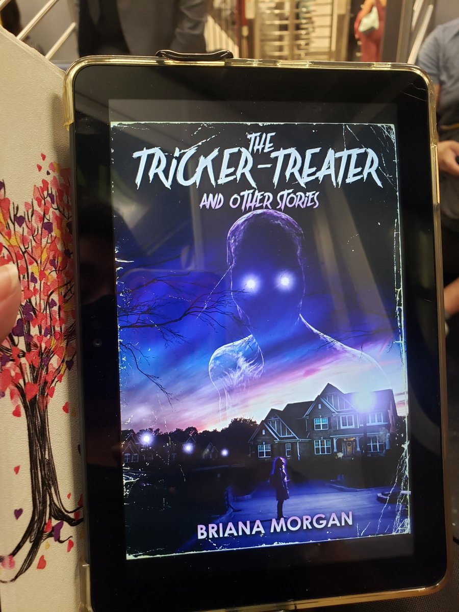 egninita1's tweet photo. #subwayreading I couldn't wait for Halloween season to read this collection from @brimorganbooks especially because every day is Halloween ๐. So far really great short stories!! https://t.co/C29g4TCNo0