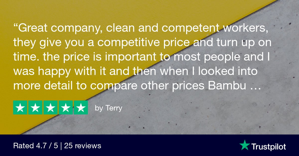 Bambu_Hull's tweet photo. 🙌Our vision for Bambu is simple. To Deliver customers an outstanding service that focuses on Quality, Honesty, Value for money and Customer Satisfaction 🙌 
For a FREE quote on all our services contact on 01482 298333
https://t.co/mhnBXnouh2 https://t.co/rSNDliTz6j https://t.co/P5kREzVTm3