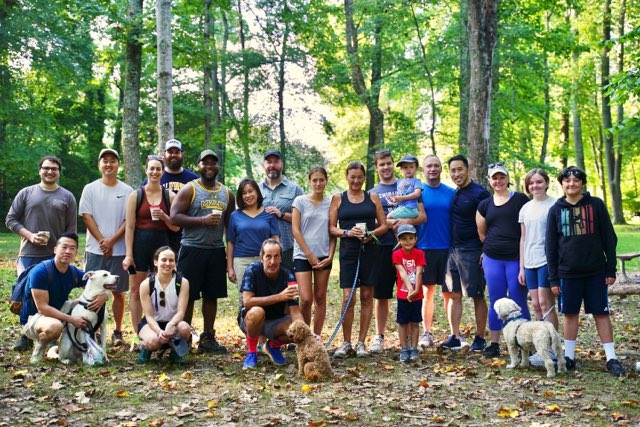 A great day for a hike on the Billy Goat Trail along the Potomac River for our GW Anesthesiology Residency, family and pets! <a href="/GWSMHS/">GW SMHS</a> <a href="/GWtweets/">GW University</a>