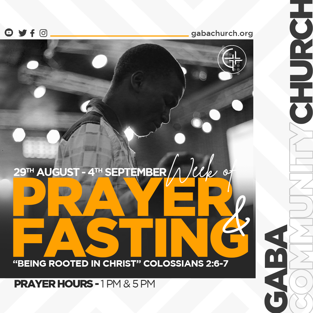 Gaba_Church's tweet image. Hello Friends, we invite you to our prayer and fasting week, from the 29th of August to the 4th of September 2022, here at Gaba Community Church. We shall fellowship every day at 1pm and 5pm. And guess what? We've guest preachers coming through. #PrayerAndFastingWeek
#GabaChurch