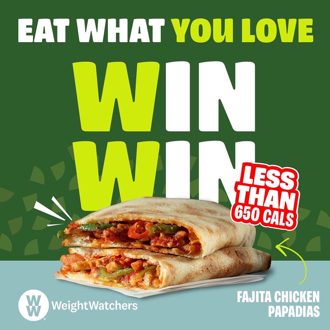 Eat what you love! NEW Papadias in collaboration with WeightWatchers! The two new flavours, Fajita Chicken and Mediterranean Veg & Feta will answer all your pizza prayers. 😍 @ww_uk