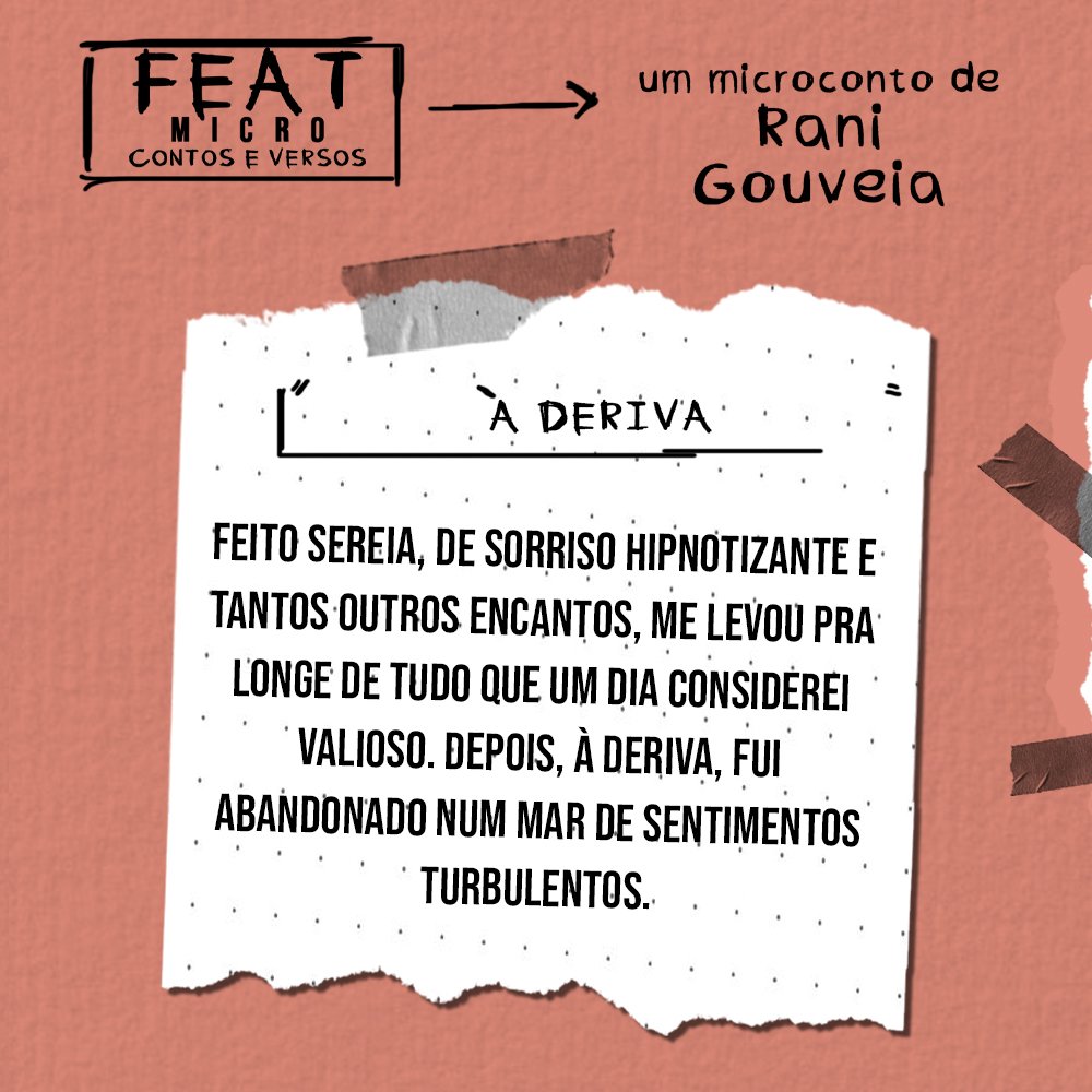 RevistaPerpetua's tweet photo. Olá, vocês, perpétuos!

Para o Feat de microcontos de hoje trouxemos a convidada Rani Gouveia, @GouveiaRani. O tema foi sereias e a ilustração foi de Deborah Rodrigues, @artofdebs. https://t.co/O5snv4uriL