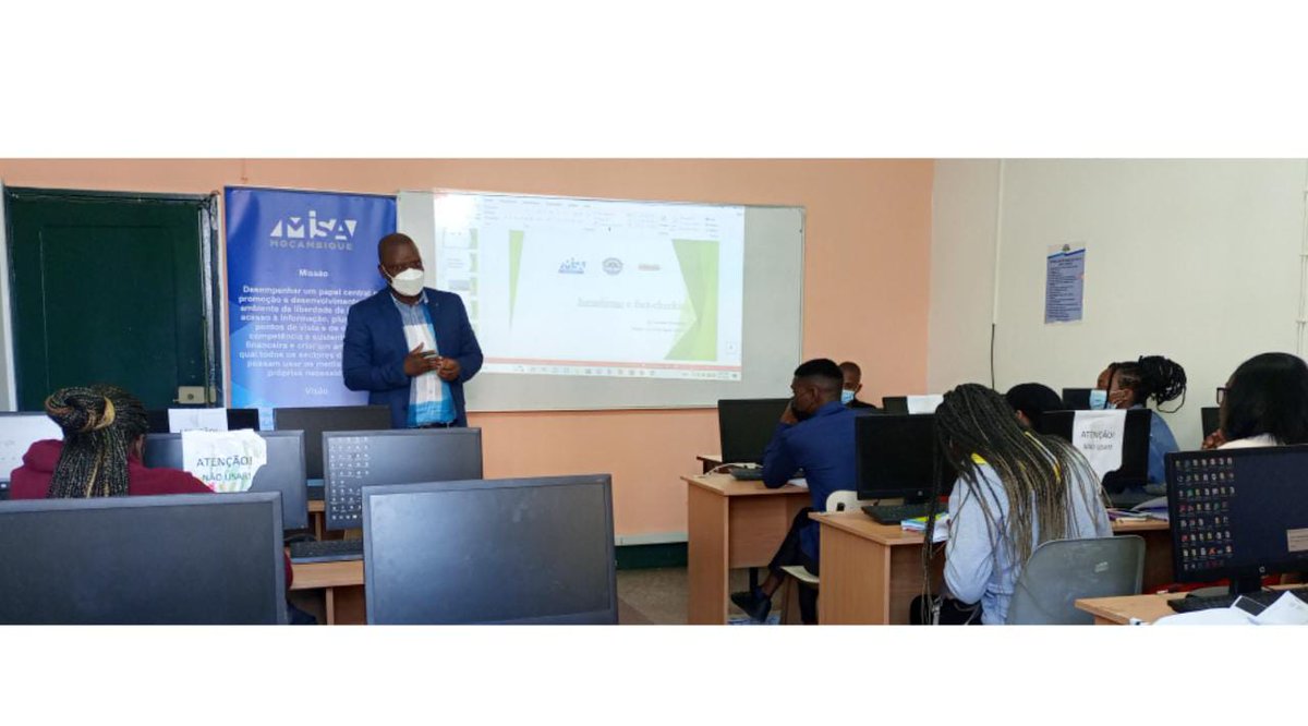 MISA Moçambique capacita estudantes e professores da Universidade Pedagógica de Maputo, em Direitos Humanos e Direitos Digitais.