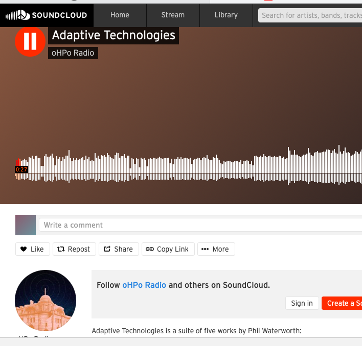 intergraphiabks's tweet photo. #intergraphiarecommends listening to Adaptive Technologies, a suite of works by @waterworthphil , first broadcast on oHPo Radio, and now archived on SoundCloud. We are really pleased to have Phil as one of our Series 1 authors.
https://t.co/9R2YGHcXv8 https://t.co/glD7AWp2kJ