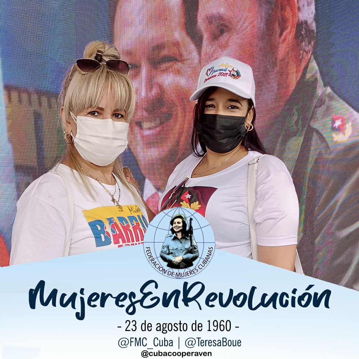 Hay mujeres bonitas por fuera, otras bonitas por dentro... Y luego estamos nosotras, las #MujeresEnRevolución que somos "Las reversibles".

 #Cuba #MujeresEnRevolución #CubaPorLaVida #CubaPorLaPaz 

<a href="/cubacooperaven/">Brigada Médica Cubana en Venezuela</a> <a href="/FMC_Cuba/">FMC de Cuba</a>