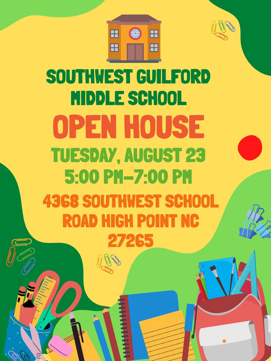 SWMiddleCowboys's tweet photo. We are looking forward to seeing you at OPEN HOUSE this evening from 5-7pm! To get a head start, click on this link and make sure and give us your CONTACT INFO! The student homeroom with the most contact info entries will receive a PRIZE!
https://t.co/NPUxXKe4U3
#SWMSStrong https://t.co/rGjHPzcCiW