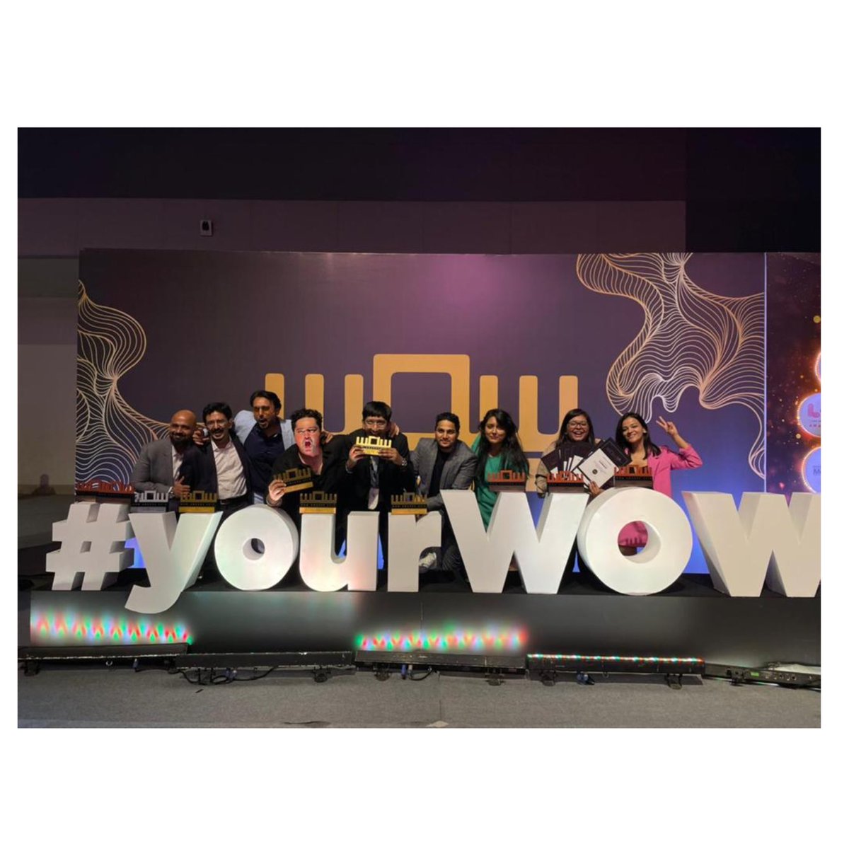 We made some ✨golden additions✨to our overflowing metals cabinet. 
We were WOWed 12 times at the recently concluded WOW awards.

It truly left us feeling that the 24K Magic is in the air🥳

#wowawards #letsgoLLE