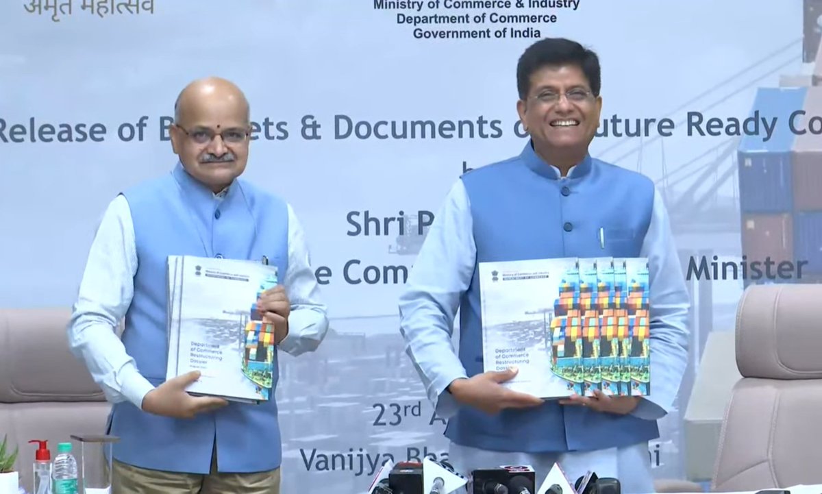 Dept Of Commerce GoI On Twitter Hon ble Minister Of Commerce 