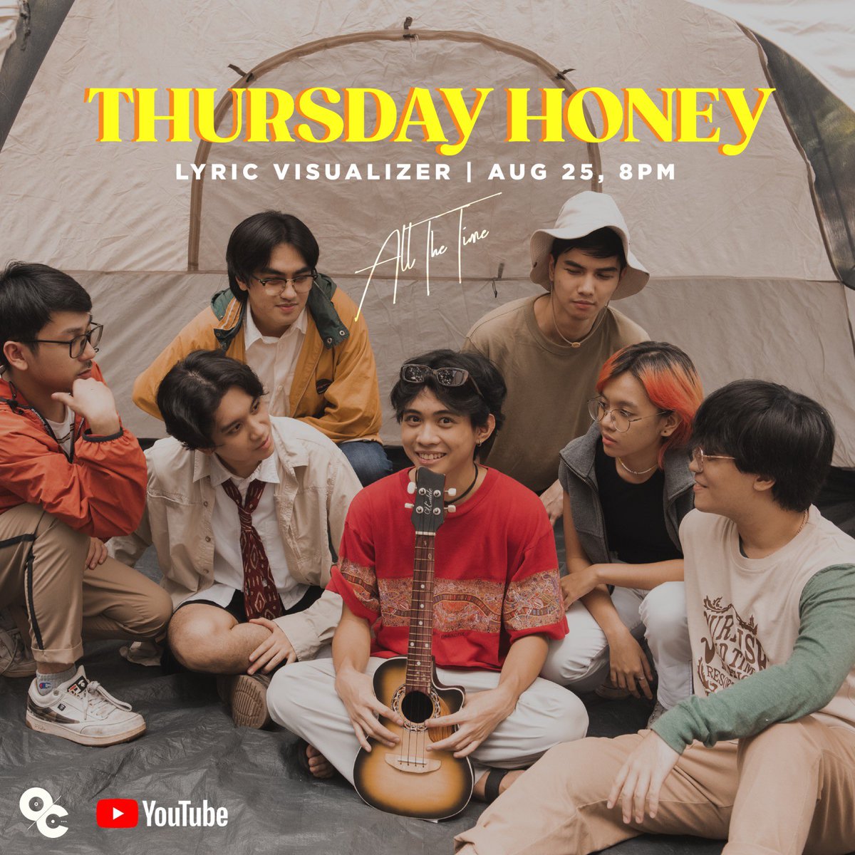 All The Time by <a href="/ThursdayHoney/">Thursday Honey</a> 
Lyric Visualizer will be out on Thursday, Aug 25!

For the meantime, keep streaming "All The Time" on all digital streaming platforms! 
#ThursdayHoney #AllTheTime #OCRecords