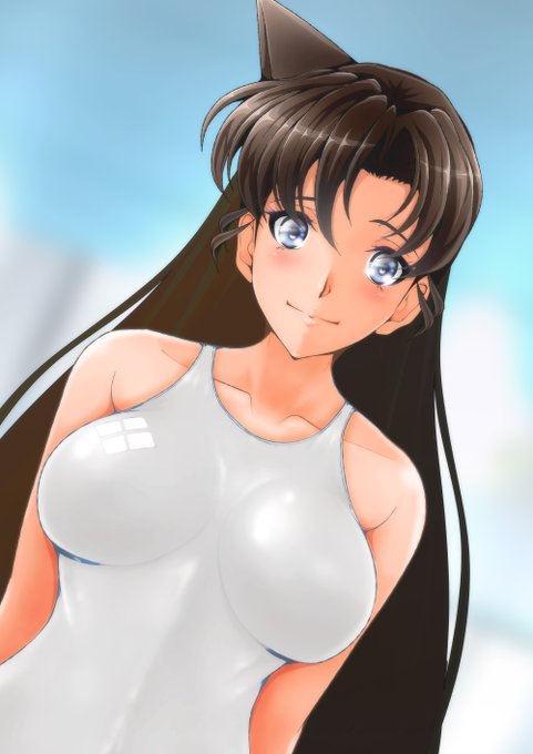 気分転換に今日も毛利蘭ちゃん競泳水着なのぜ。 