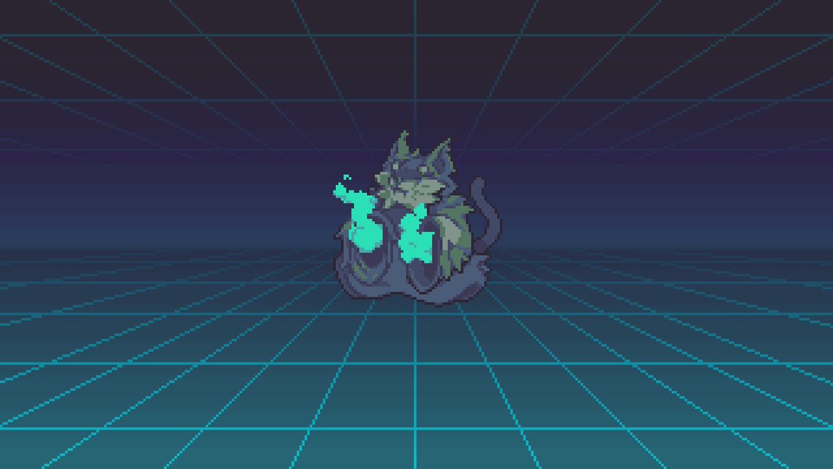 Strixite's tweet photo. Living Perfect Purrgy family complete in @CoromonTheGame

It was a really quick hunt looking for 3 Potent 20 Purrgy 😄

✨ 👻 🐱 

#Coromon #PerfectCoromon
#PotentHunting #PerfectHunting #IndieGame #PixalArt #MonsterTaming #TRAGsoft #FreedomGames #NintendoSwitch https://t.co/uJqwgMdqOR