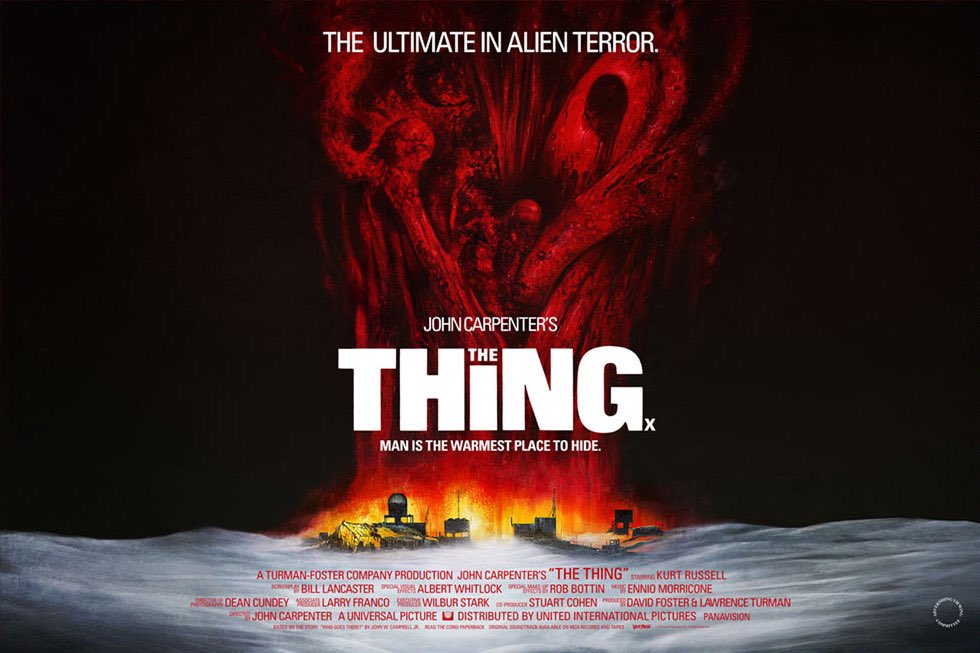 PosterPirate's tweet photo. The Thing by Les Edwards drops this afternoon via @VicePressNews. UK quad & A2 prints will be available.
https://t.co/PJYrhSmcHk
#thething #johncarpenter #movieposter #posterdrops #horror #scifi #ukquad #LimitedEdition #postercollector https://t.co/srMspTwHks