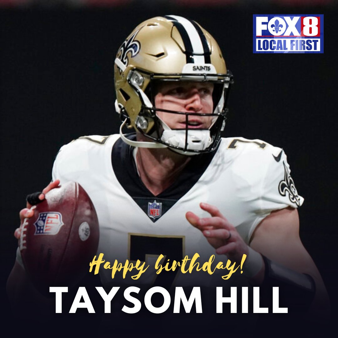 His position? Football.
Happy birthday, Taysom Hill! 
