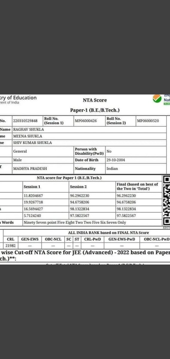 Ruchi1097's tweet photo. #JEEMains2022 #JeeMainsThirdAttemptForAll #JEEAspirantsFutureMatters Who says money can't buy happiness look at these perfect examples set by NTA @DG_NTA @narendramodi @dpradhanbjp @aajtak @ndtv @EduMinOfIndia @rashtrapatibhvn @PMOIndia @nsui @RahulGandhi https://t.co/OC7cpwxqsU