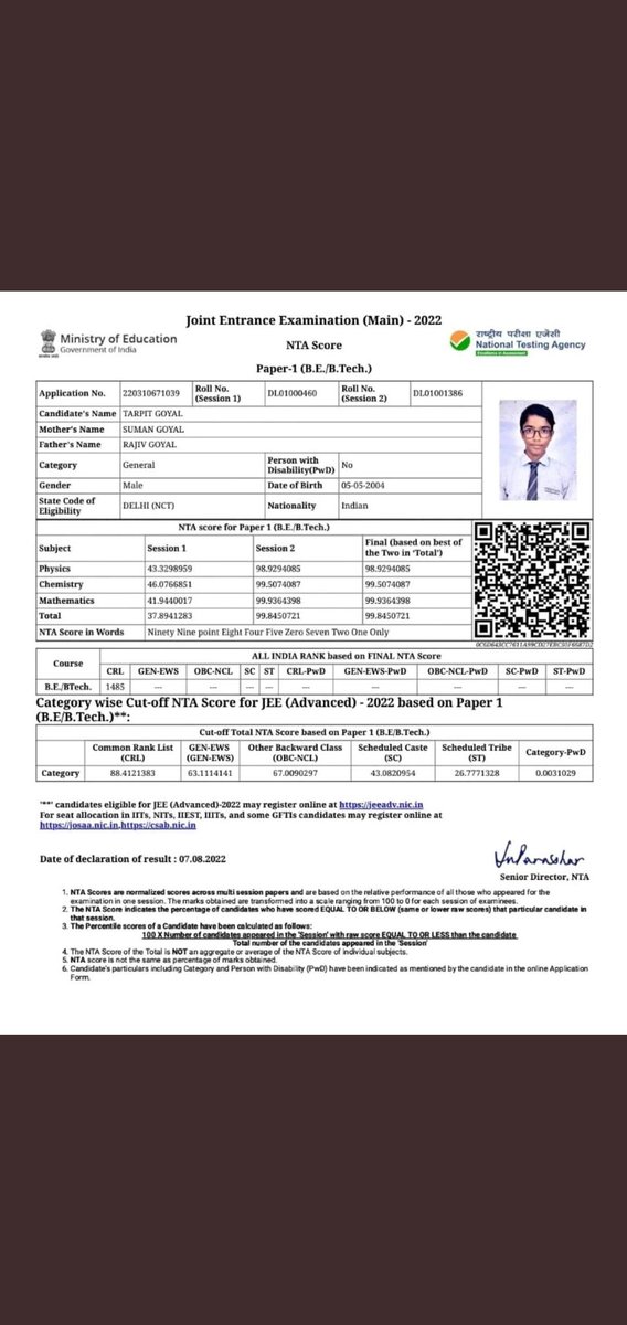 Ruchi1097's tweet photo. #JEEMains2022 #JeeMainsThirdAttemptForAll #JEEAspirantsFutureMatters Who says money can't buy happiness look at these perfect examples set by NTA @DG_NTA @narendramodi @dpradhanbjp @aajtak @ndtv @EduMinOfIndia @rashtrapatibhvn @PMOIndia @nsui @RahulGandhi https://t.co/OC7cpwxqsU