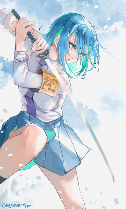 #夏休みはフォロワーさんが増える 気ままに創作キャラ描いてます～ 