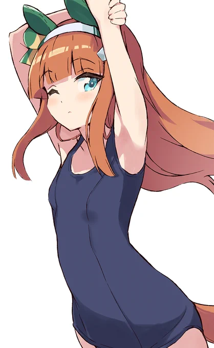スク水スズカさんぺったん!#ウマ娘 