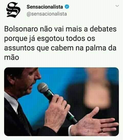 jose7luiz7's tweet photo. Bolsonaro continua colando. https://t.co/dEDcKrlfLT