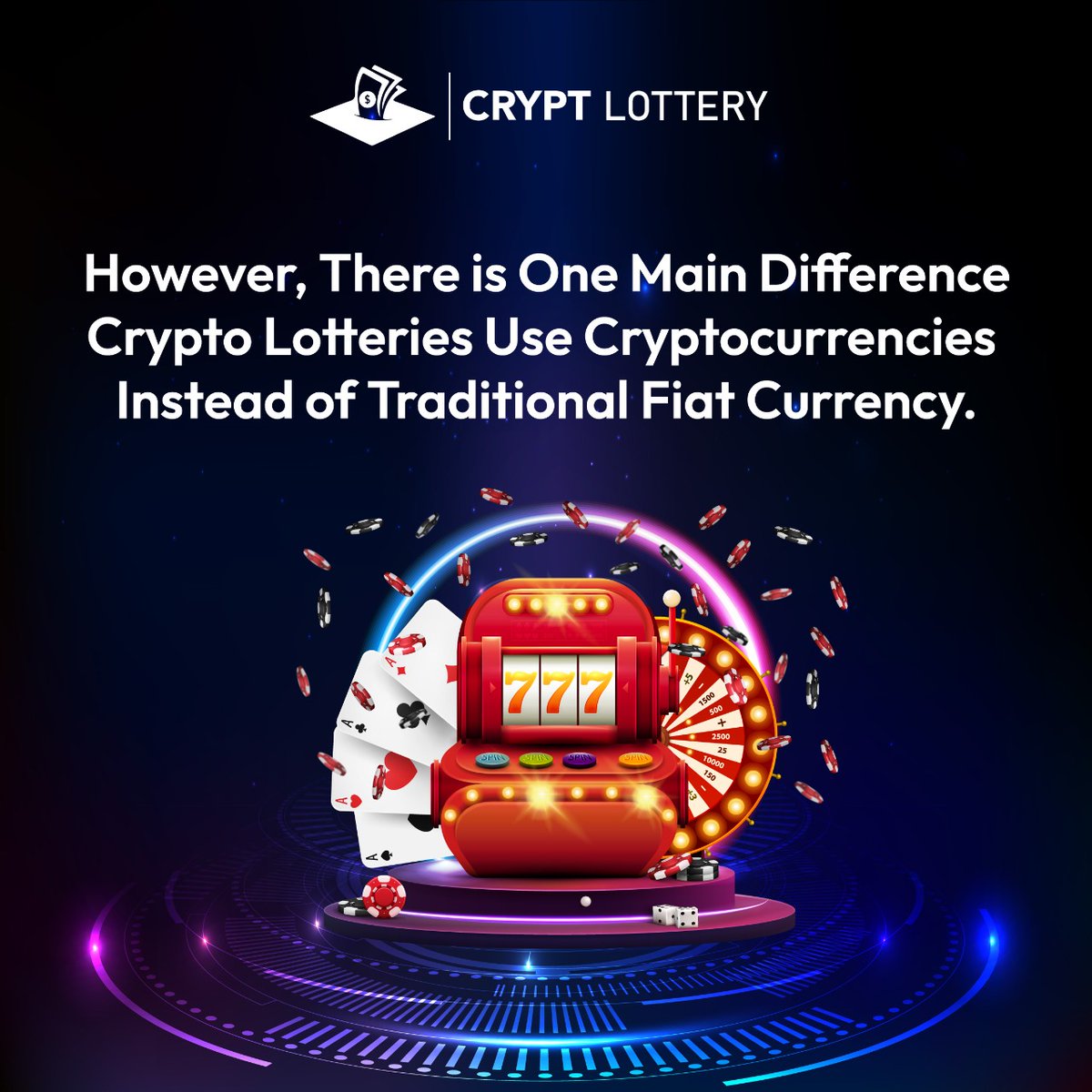 cryptl0ttery's tweet photo. Traditional lotteries are filled with mistrust, and often lead to unsatisfactory customer experiences. 

#Cryptlottery uses blockchain technology which serves as an effective solution for these problems.

Go check out our website https://t.co/ZhgvpHijCm to know and explore more! https://t.co/KtIyWieY2K